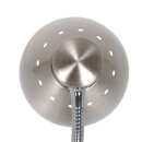 Steinhauer Tischleuchte Spring mit Flexarm Nickel-matt + Chrom