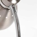 Steinhauer Tischleuchte Spring mit Flexarm Nickel-matt + Chrom