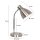 Steinhauer Tischleuchte Spring mit Flexarm Nickel-matt + Chrom