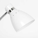 Steinhauer Tischleuchte Spring mit Flexarm weiß+Chrom