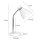 Steinhauer Tischleuchte Spring mit Flexarm weiß+Chrom
