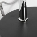 Steinhauer Tischleuchte Spring mit Flexarm schwarz + Chrom