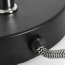 Steinhauer Tischleuchte Spring mit Flexarm schwarz + Chrom