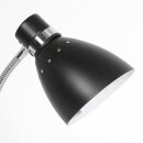 Steinhauer Tischleuchte Spring mit Flexarm schwarz + Chrom