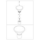 Steinhauer Tafell. 1-l. smoke grey glas