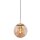 Steinhauer Hangl. 1-l. glasbol amber 25cm