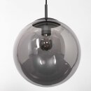 Steinhauer Hangl.1-l.glasbol smoke mirror 25cm