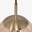 Steinhauer Hangl. 1-l. glasbol amber 30cm
