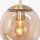 Steinhauer Hangl. 1-l. glasbol amber 30cm