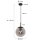 Steinhauer Hangl.1-l.glasbol smoke mirror 30cm