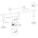 Steinhauer Hangl. 3-l. Led rond metaal