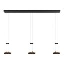 Steinhauer Hangl. 3-l. Led rond metaal