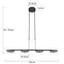 Steinhauer Hangl. 4-l. Turound CCT 4X10w smoke