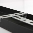 Steinhauer Ceiling plate 90x1400x25 black