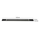 Steinhauer Ceiling plate 90x1400x25 black