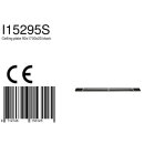 Steinhauer Ceiling plate 90x1700x25 black