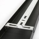 Steinhauer Ceiling plate 90x1700x25 black