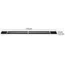 Steinhauer Ceiling plate 90x1700x25 black