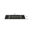 Steinhauer Ceiling plate 250x1000x25 black