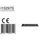 Steinhauer Ceiling plate 250x1400x25 black