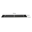 Steinhauer Ceiling plate 250x1700x25 black
