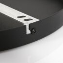 Steinhauer Ceiling plate 300x25 black