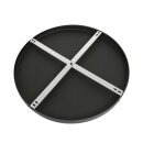 Steinhauer Ceiling plate 500x25 black