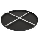 Steinhauer Ceiling plate 700x25 black