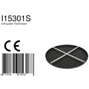 Steinhauer Ceiling plate 700x25 black