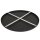 Steinhauer Ceiling plate 700x25 black