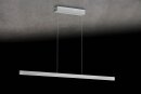Holtkötter LED-Pendelleuchte Avior M Silbermatt "dim to warm", Profil 1225 mm, 8500 Lumen, 2322-2-61