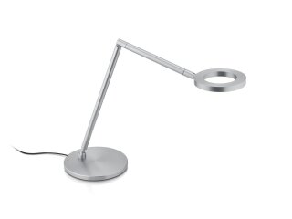 Knapstein Tischleuchte Tessa-T mattnickel, 17Watt, Gestensteuerung