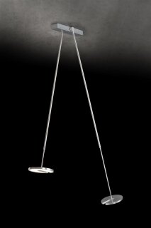 Holtkötter LED-Deckenleuchte Janus H Aluminium matt, dimmbar, 5400 Lumen, 2200 - 2850 Kelvin, 2183-2-79