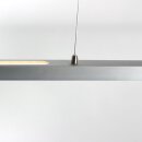 Steinhauer Pendelleuchte Bande Stahlfarben 3994ST