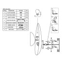 Steinhauer Anne Light & Home Wandleuchte Brass Bronze 3680BR