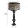 Steinhauer Anne Light & Home Tischleuchte Lyons Schwarz 3749ZW