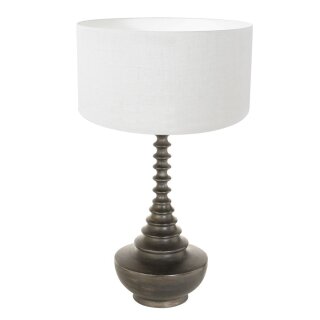 Steinhauer Anne Light & Home Tischleuchte Bois Schwarz 3760ZW
