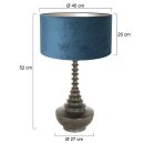 Steinhauer Anne Light & Home Tischleuchte Bois Schwarz 3763ZW