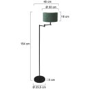 Steinhauer - Mexlite Stehleuchte Bella Schwarz 3890ZW