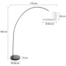 Steinhauer - Mexlite Stehleuchte Solva Schwarz 3897ZW