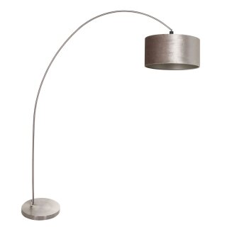 Steinhauer - Mexlite Stehleuchte Solva Stahlfarben 3909ST
