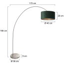 Steinhauer - Mexlite Stehleuchte Solva Stahlfarben 3913ST