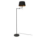 Steinhauer - Mexlite Stehleuchte Bella Schwarz 5894ZW
