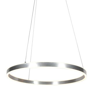 Steinhauer Pendelleuchte Ringlux Stahlfarben 3502ST