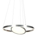 Steinhauer Pendelleuchte Ringlux Stahlfarben 3514ST