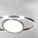 Steinhauer Pendelleuchte Ringlux Stahlfarben 3514ST