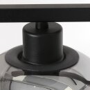 Steinhauer Tischleuchte Lotus Schwarz 3651ZW