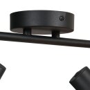 Steinhauer - Mexlite Strahler Bambus Schwarz 3666ZW