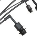 Steinhauer - Mexlite Stehleuchte Bambus Schwarz 3671ZW