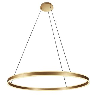 Steinhauer Pendelleuchte Ringlux Goldfarben 3676GO